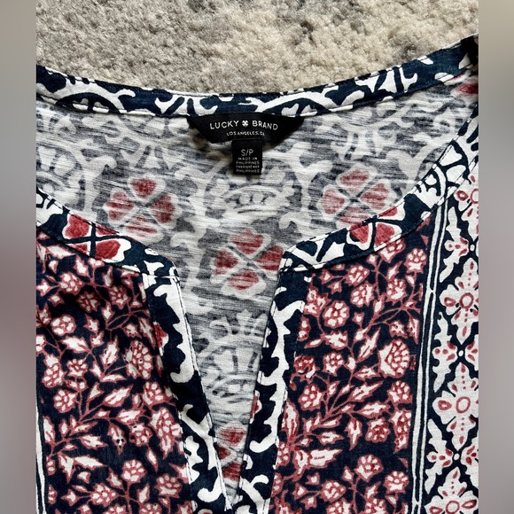 Lucky Brand printed Top - Picture 2 of 4